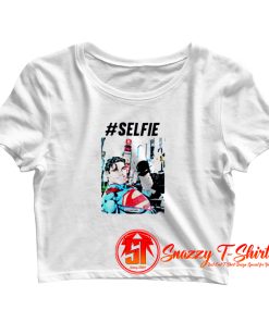 Batman Paris Selfie Crop Top Shirt