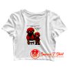 Baymax and Deadpool Parody Crop Top Shirt