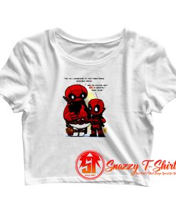 Baymax and Deadpool Parody Crop Top Shirt