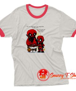 Baymax and Deadpool Parody Ringer Tee