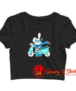 Be All You Can Be Bunny Rides in to Save the Day Crop Top Shirt