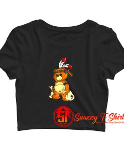 Bear Hustle Money Rap Boys Christmas Crop Top Shirt