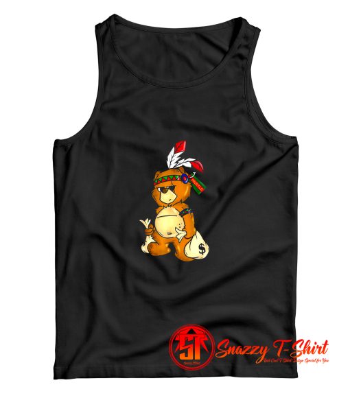 Bear Hustle Money Rap Boys Christmas Tank Top