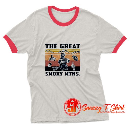 Bear the great smoky mtns Ringer Tee