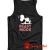 Beast Mode Gym Training Mode On Try Hard Snoopy Tank Top