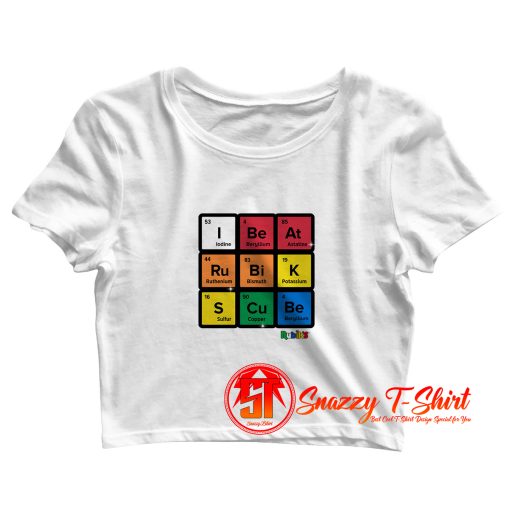 Beat Rubiks Cube Crop Top Shirt