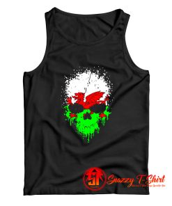 Beautiful Dripping Gothic Skull Tank Top