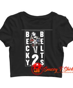 Becky 2 Belts Crop Top Shirt