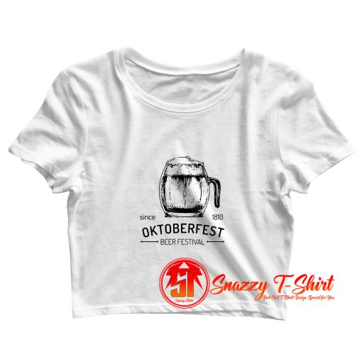 Beer Festival Crop Top Shirt