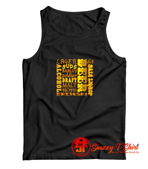 Beer Frosted Glass Tank Top