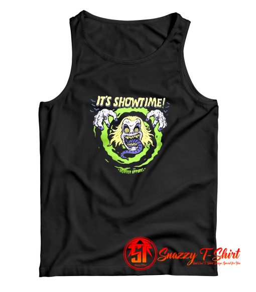 Beetlejuice Its Showtime Vintage Horror Tank Top