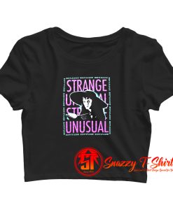 Beetlejuice Strange Unusual Girls Crop Top Shirt