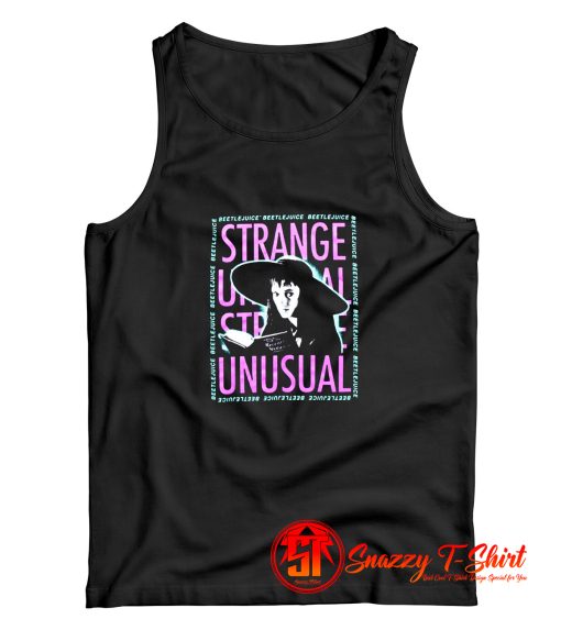 Beetlejuice Strange Unusual Girls Tank Top