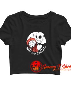 Before Christmas Jack Sally Now And Forever Crop Top Shirt