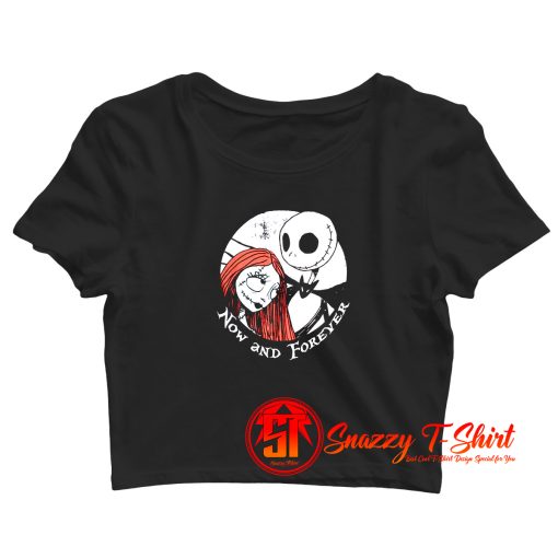 Before Christmas Jack Sally Now And Forever Crop Top Shirt