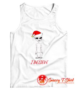 Believe Alien Christmas Tank Top