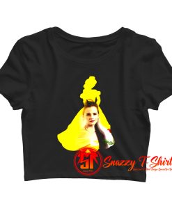 Belle Beauty And The Beast Emma Watson Crop Top Shirt