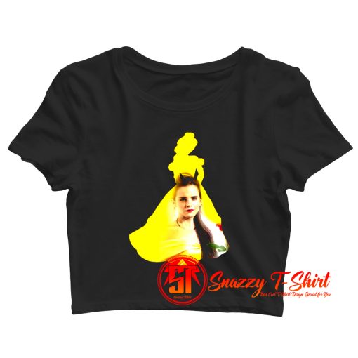 Belle Beauty And The Beast Emma Watson Crop Top Shirt