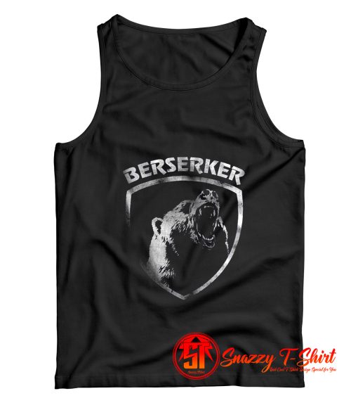 Berserker Bear Warriors Norse Mythology Tank Top