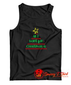 Best Christmas All I Want For Christmas is Wine Tank Top