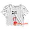 Best Gift Ever Christmas Crop Top Shirt