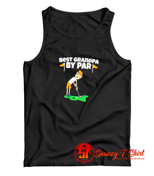 Best Grandpa By Par Golf Tank Top