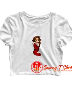 Best Mariah Carey Merry Christmas Crop Top Shirt