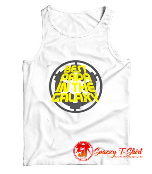 Best Papa In The Galaxy Tank Top