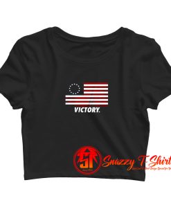 Betsy Ross Flag Crop Top Shirt