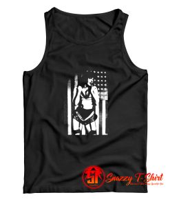 Bettie American Flag Retro Pin Up Girl Tank Top