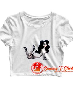 Bettie Page Bondage Rope Crop Top Shirt