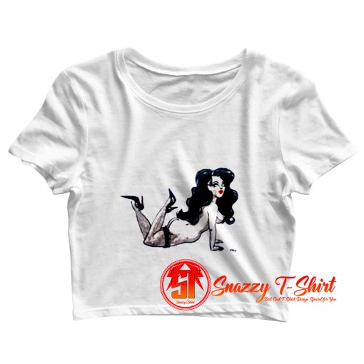 Bettie Page Bondage Rope Crop Top Shirt