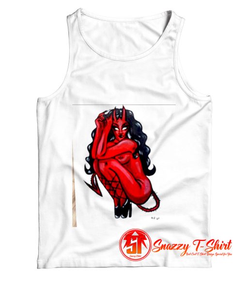 Bettie Page Monroe Shibari Bondage Rope Demon Tank Top