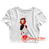 Betty Boop dog Crop Top Shirt