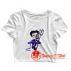 Betty boop devilish Crop Top Shirt