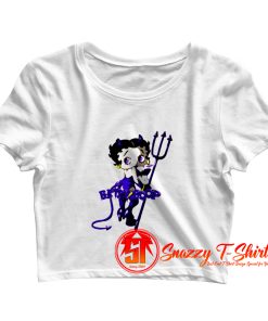 Betty boop devilish Crop Top Shirt