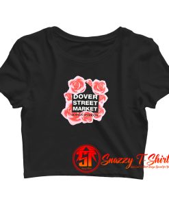 Bianca Chandon Dover Street Rose Flowers Crop Top Shirt