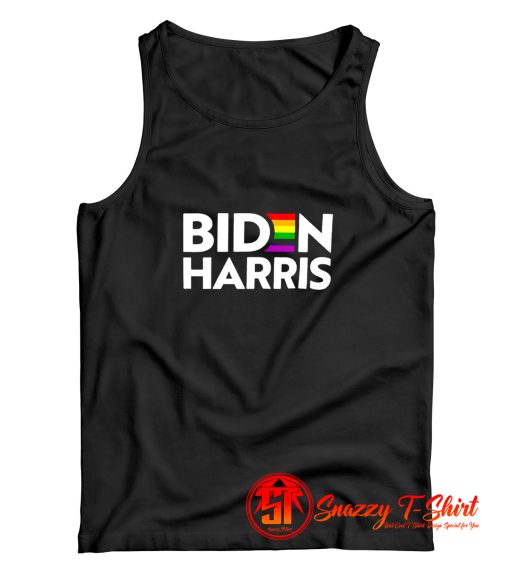 Biden Harris Joe Kamala LGBT Pride Flag Tank Top