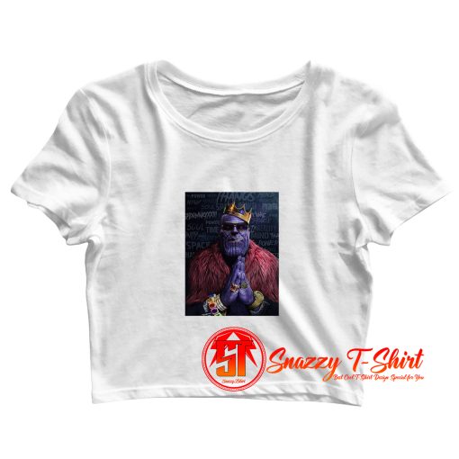 Big BIggie Thanos Crop Top Shirt