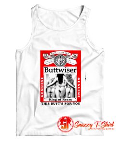 Big Guys Rule Buttwiser Funny Big and Tall Bud Tank Top