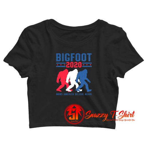 Bigfoot 2020 For Big Change Crop Top Shirt