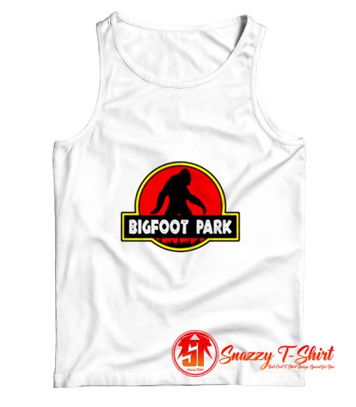 Bigfoot Park Jurassic Parody Tank Top