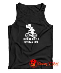 Bigfoot Rides A Mountain Bike Tank Top