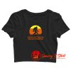 Bigfoot Sasquatch Social World Crop Top Shirt