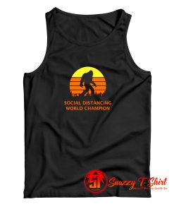 Bigfoot Sasquatch Social World Tank Top