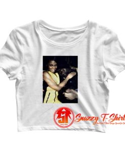 Biggie And Lil Kim Hug Love Crop Top Shirt