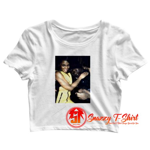 Biggie And Lil Kim Hug Love Crop Top Shirt