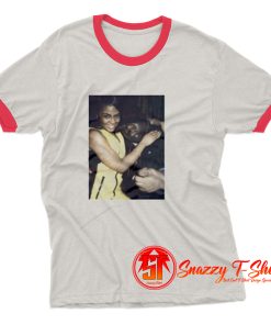 Biggie And Lil Kim Hug Love Ringer Tee