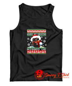 Biggie Smalls Missed Us Christmas Tank Top