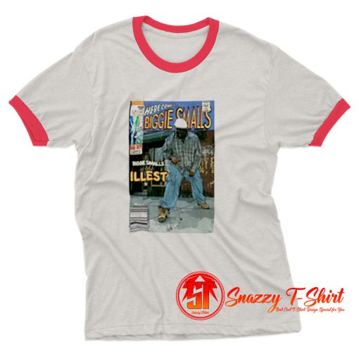 Biggie Smalls is the Illest Comic Book Ringer Tee